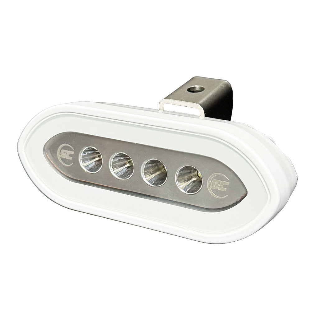 Shadow-Caster LED Lighting Shadow-Caster Bracket Mount Spreader Light - White Housing - White — marine flood/spreader lights