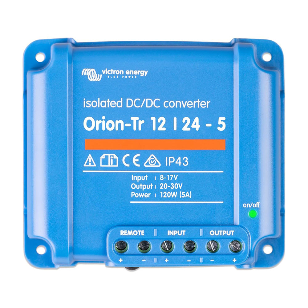 Victron Energy Victron Orion-Tr 12/24-5A 120W Isolated DC-DC Converter — marine dc to dc converters