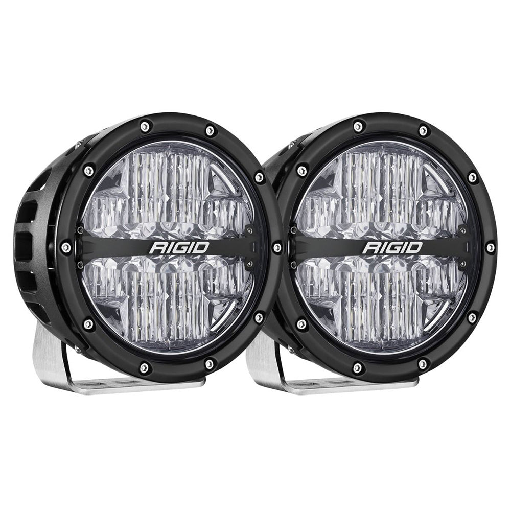 RIGID Industries 360-Series RGBW 6" Offroad Lamp Drive Beam w/RGBW Backlight Pods - Set of 2 — marine marine equipment