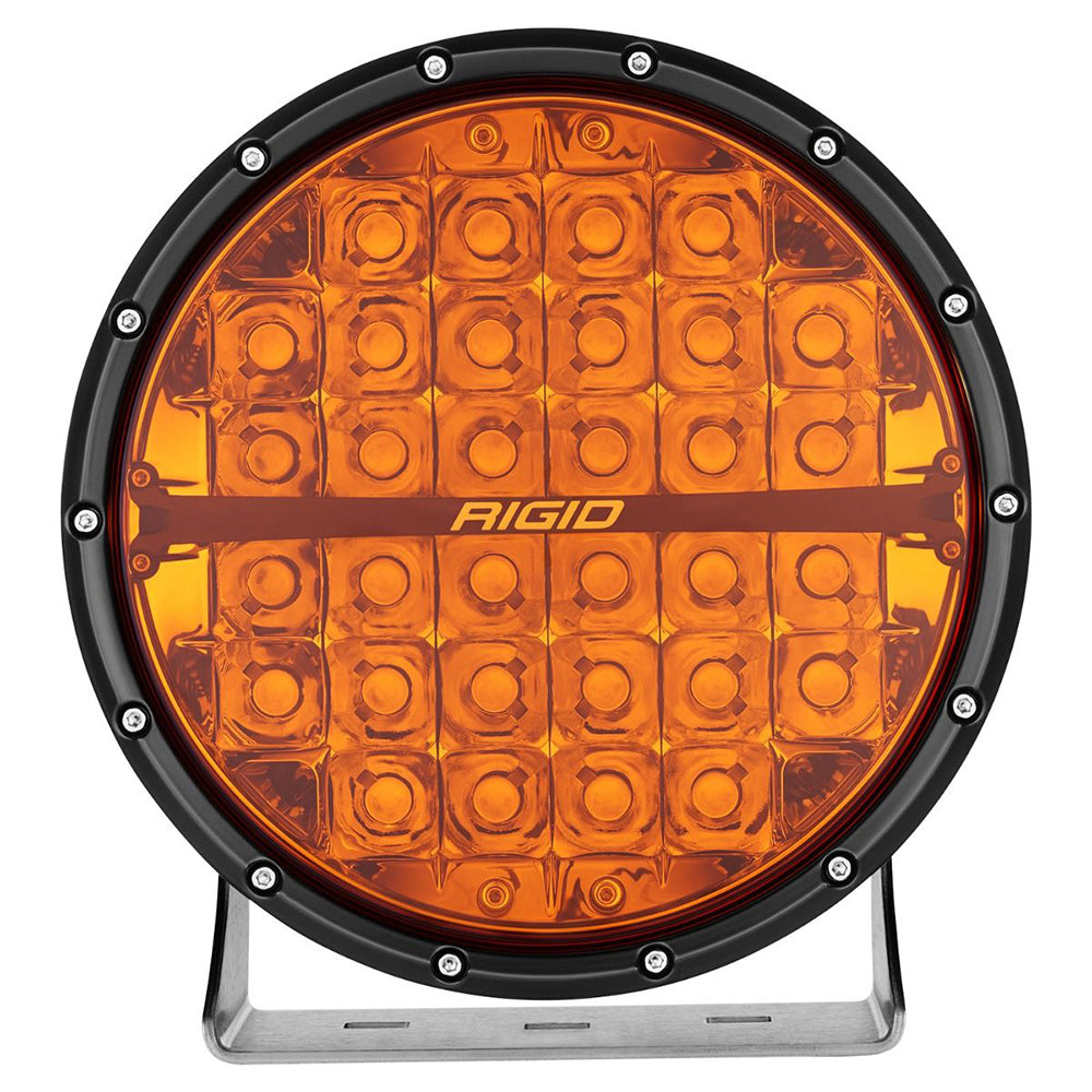 RIGID Industries 360-Series Amber Pro 9" Offroad Spot Beam w/Amber Backlight Pod - Single — marine marine equipment