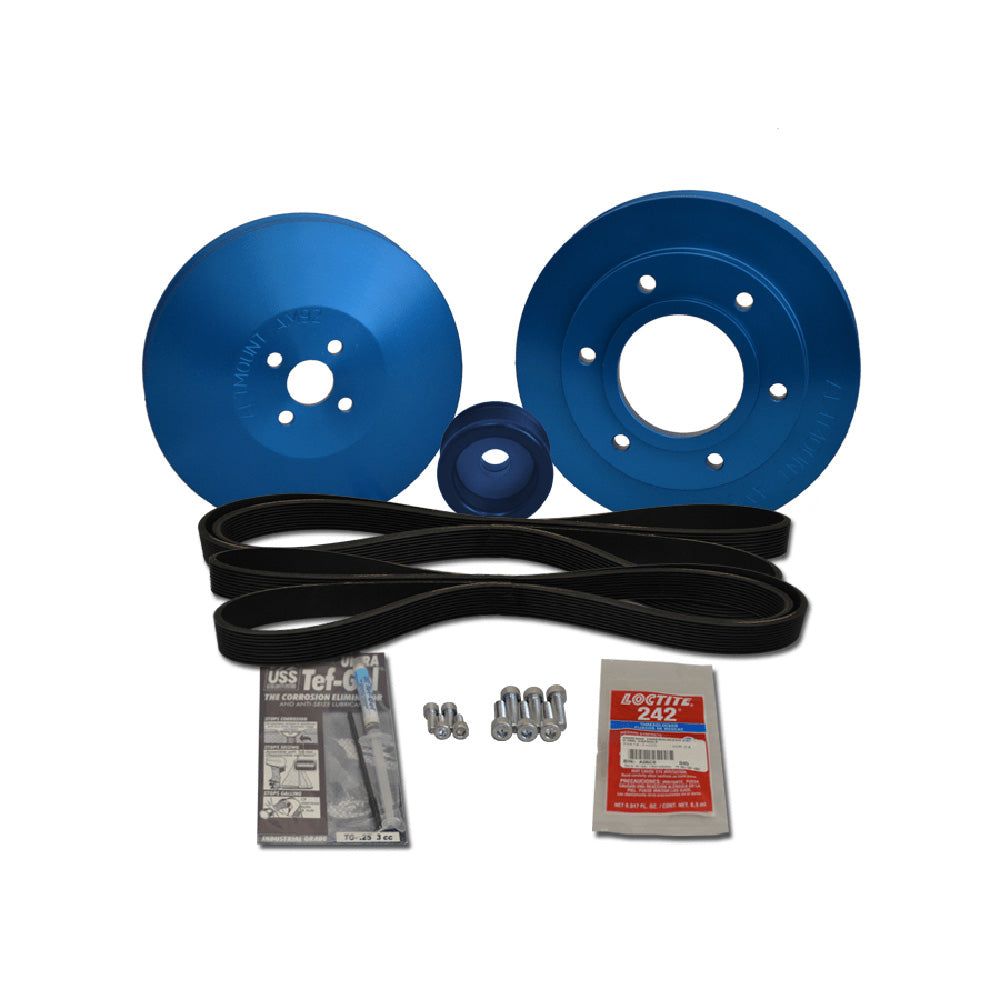 Balmar Pulley Kit f/Yanmar 6LY, 6LYA-STP, 6LY2-STP — marine alternators