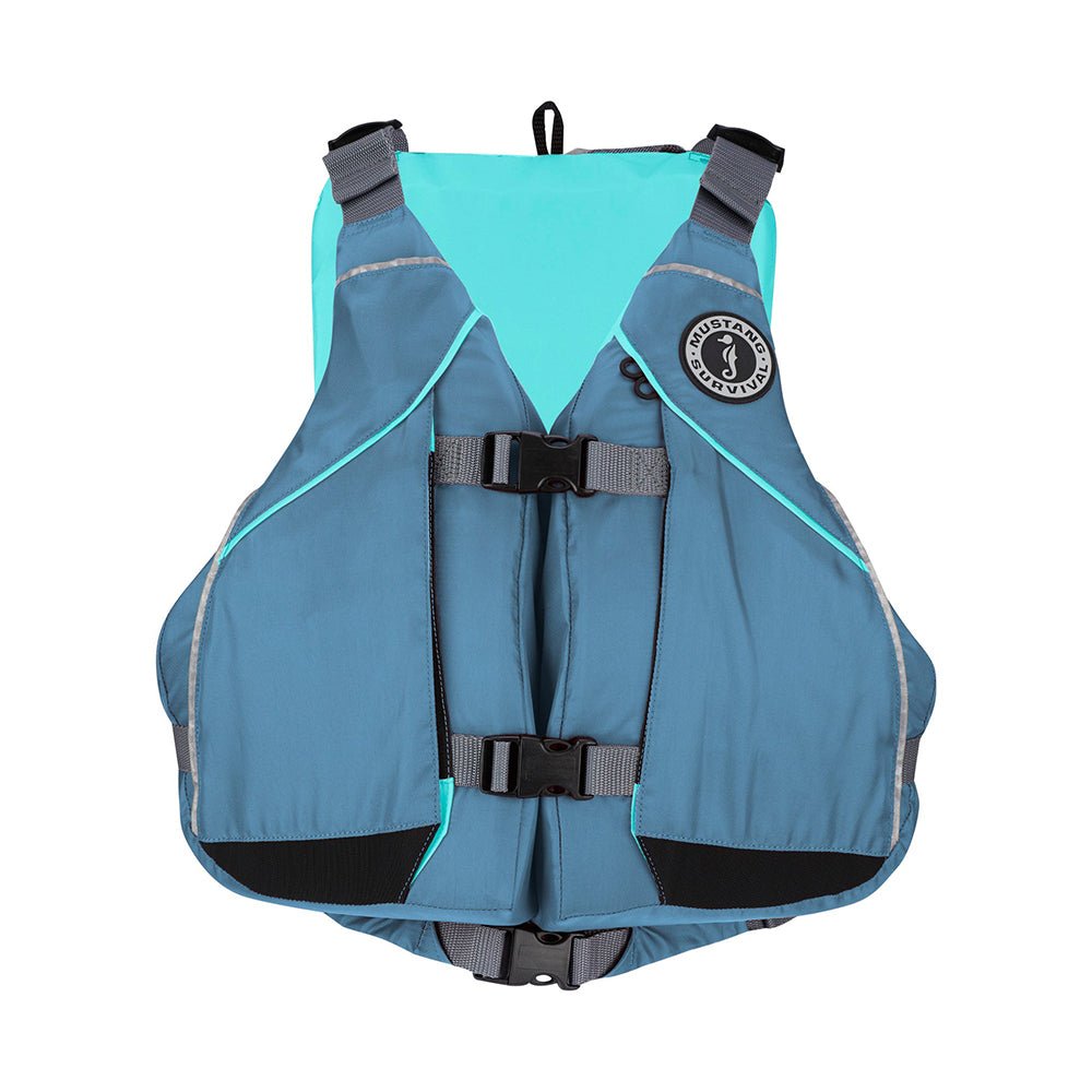 Mustang Survival Mustang Women's Moxie Foam Life Vest - XS/S - Slate/Aqua — marine personal flotation devices