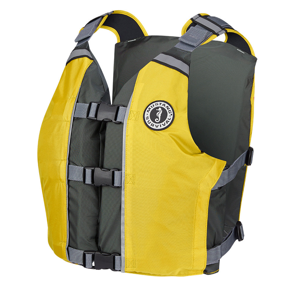 Mustang Survival Mustang APF Foam Vest - Universal - Yellow/Grey — marine personal flotation devices