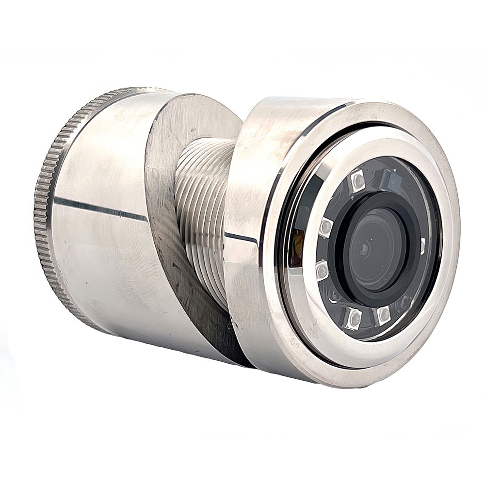 Iris Innovations Iris 3MP Compact 316L Stainless Steel Thru-Hull/Panel IP Camera - 3.6mm Lens — marine underwater cameras