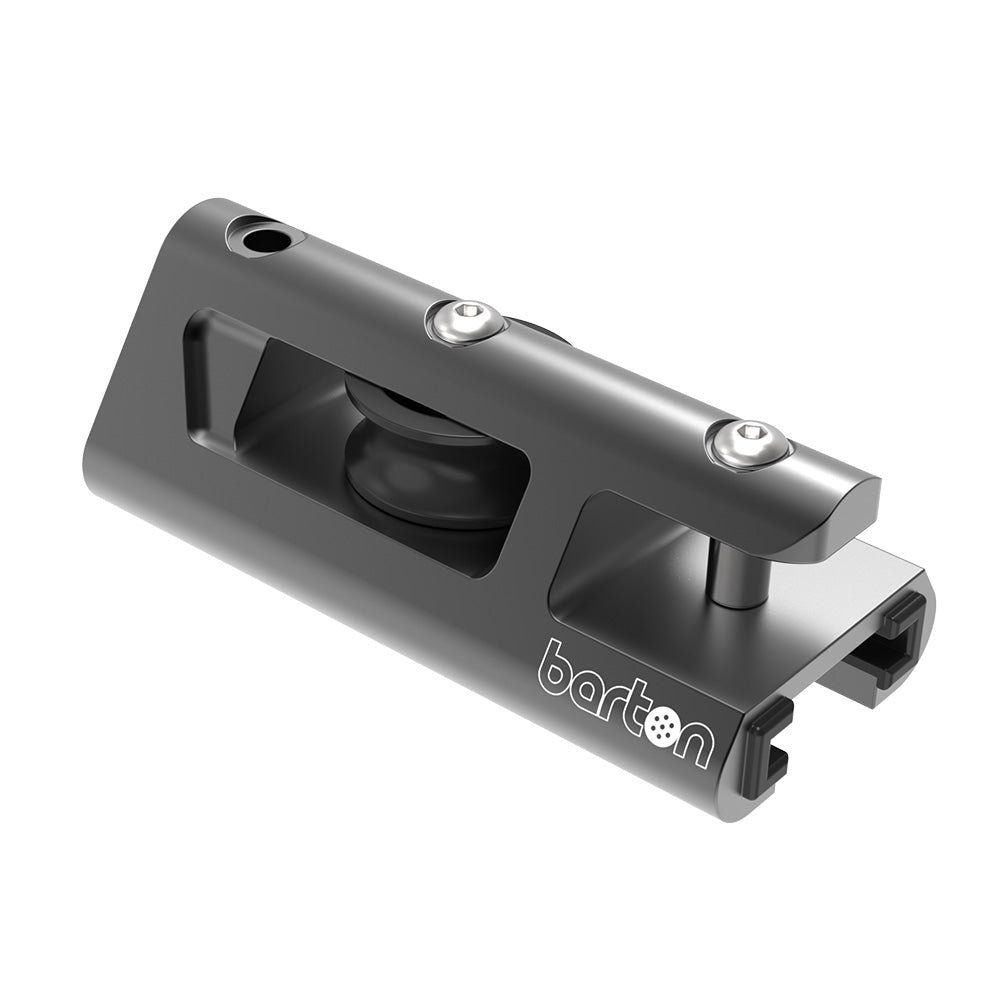 Barton Marine Barton 32mm End Stop & Becket Genoa Car Track - Black — marine rigging
