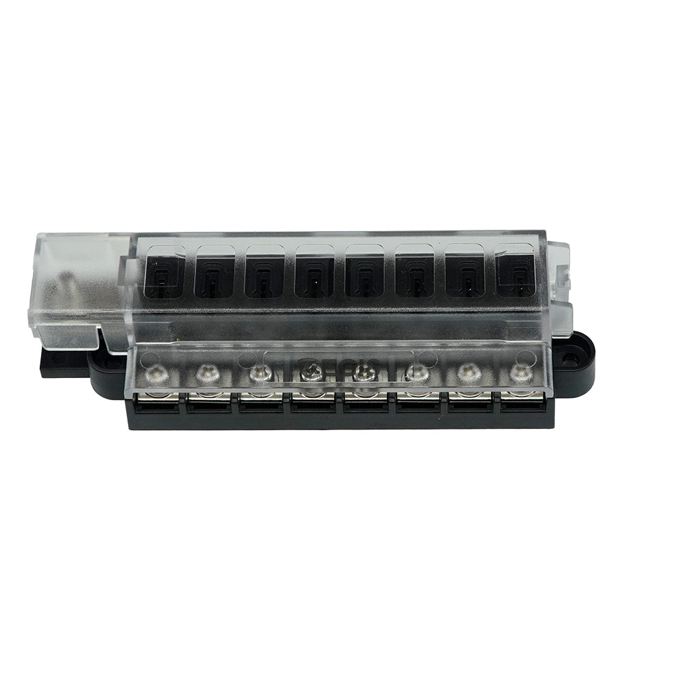 Egis Mobile Electric Egis RT Fuse Block - 8 Circuit w/Cover — marine fuse blocks & fuses
