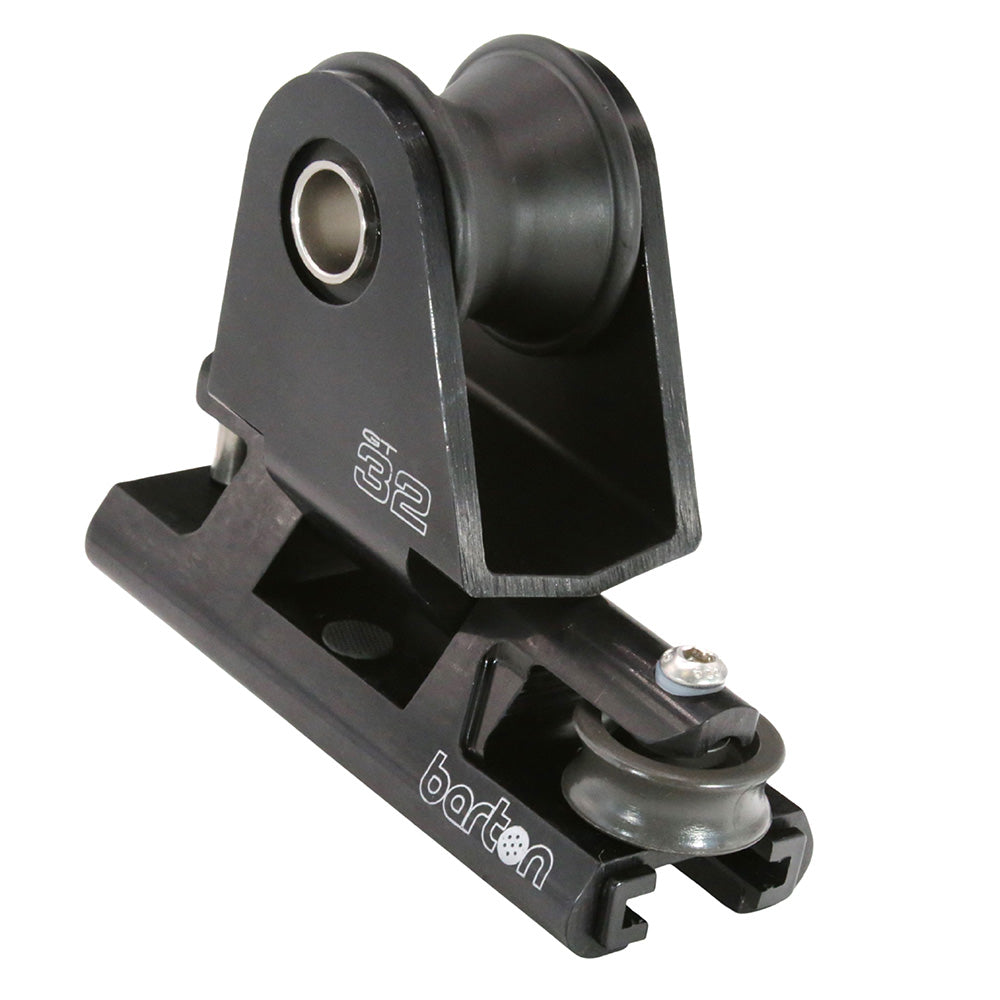 Barton Marine Barton 32mm Towable Genoa Car 2:1 Purchase - Black — marine rigging