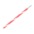 Pacer 14 AWG Gauge Striped Marine Wire 500' Spool - Red w/White Stripe — marine wire