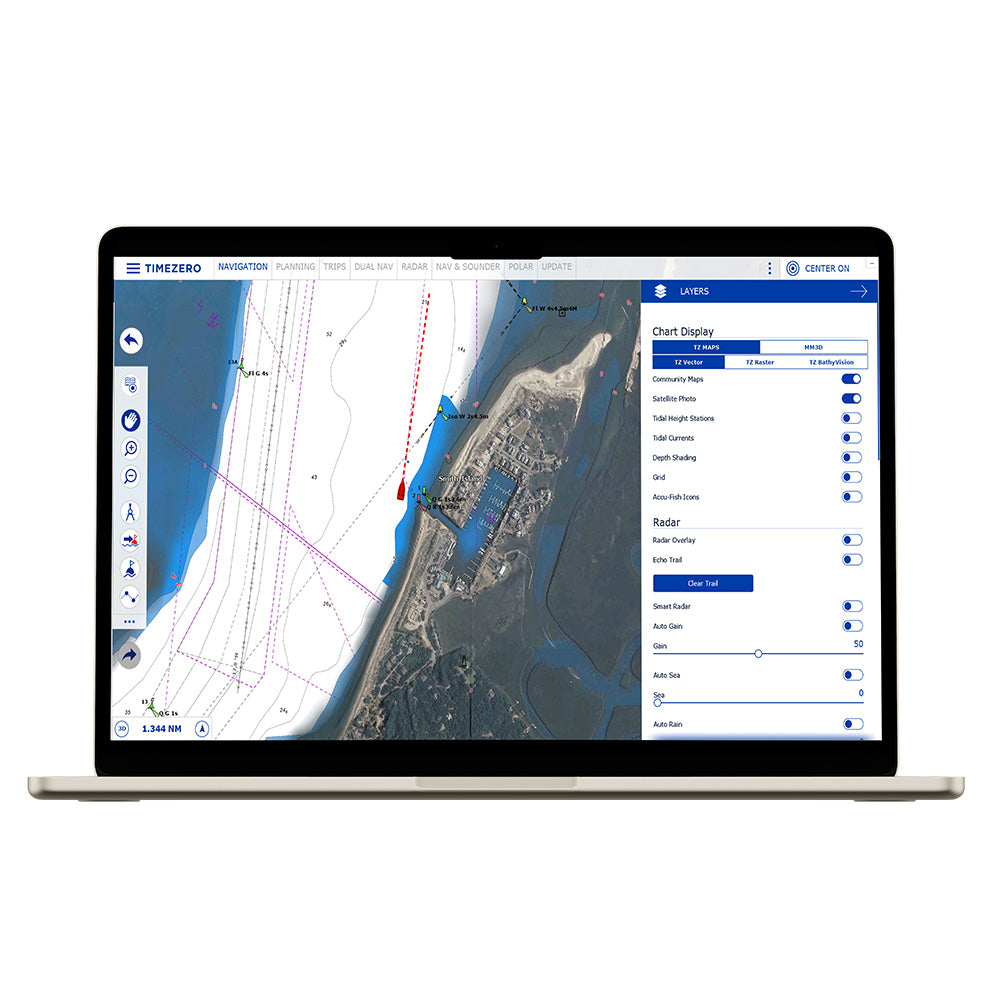 Nobeltec TZ Navigator Digital Download - No Charts Included — marine nobeltec