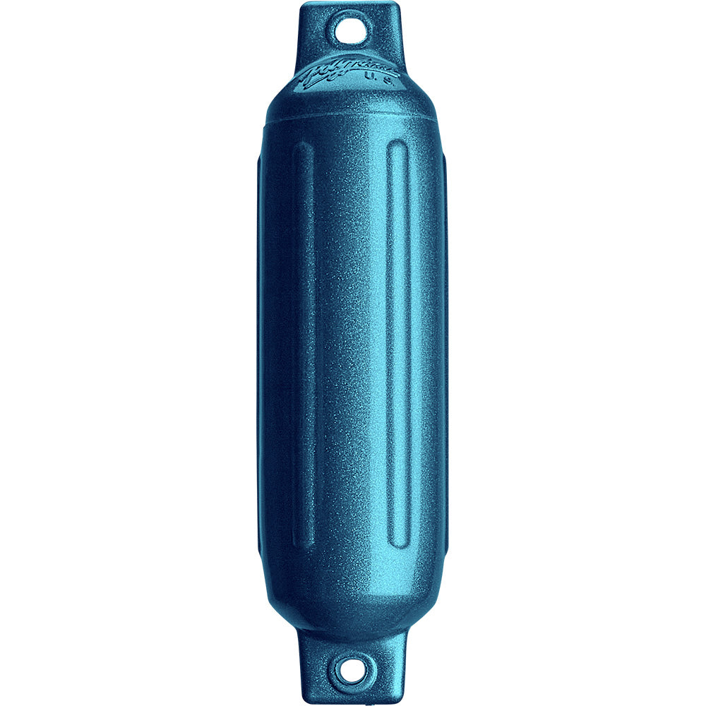 Polyform U.S. Polyform G-1 Twin Eye Fender 3.5" x 12.8" - Metallic Blue — marine fenders