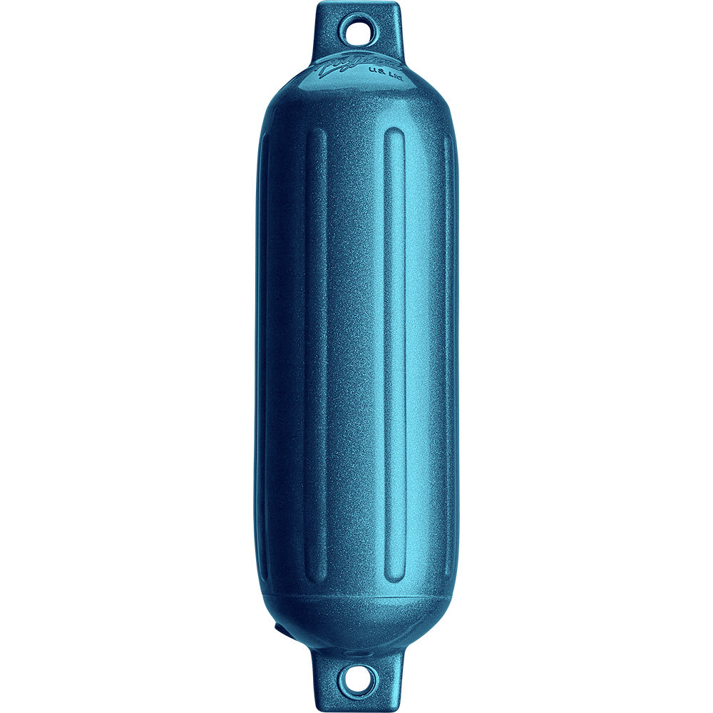 Polyform U.S. Polyform G-3 Twin Eye Fender 5.5" x 19" - Metallic Blue — marine fenders