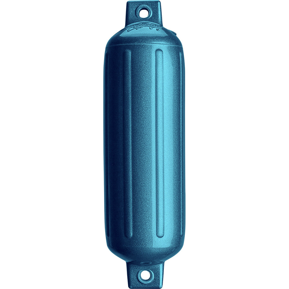 Polyform U.S. Polyform G-4 Twin Eye Fender 6.5" x 22" - Metallic Blue — marine fenders