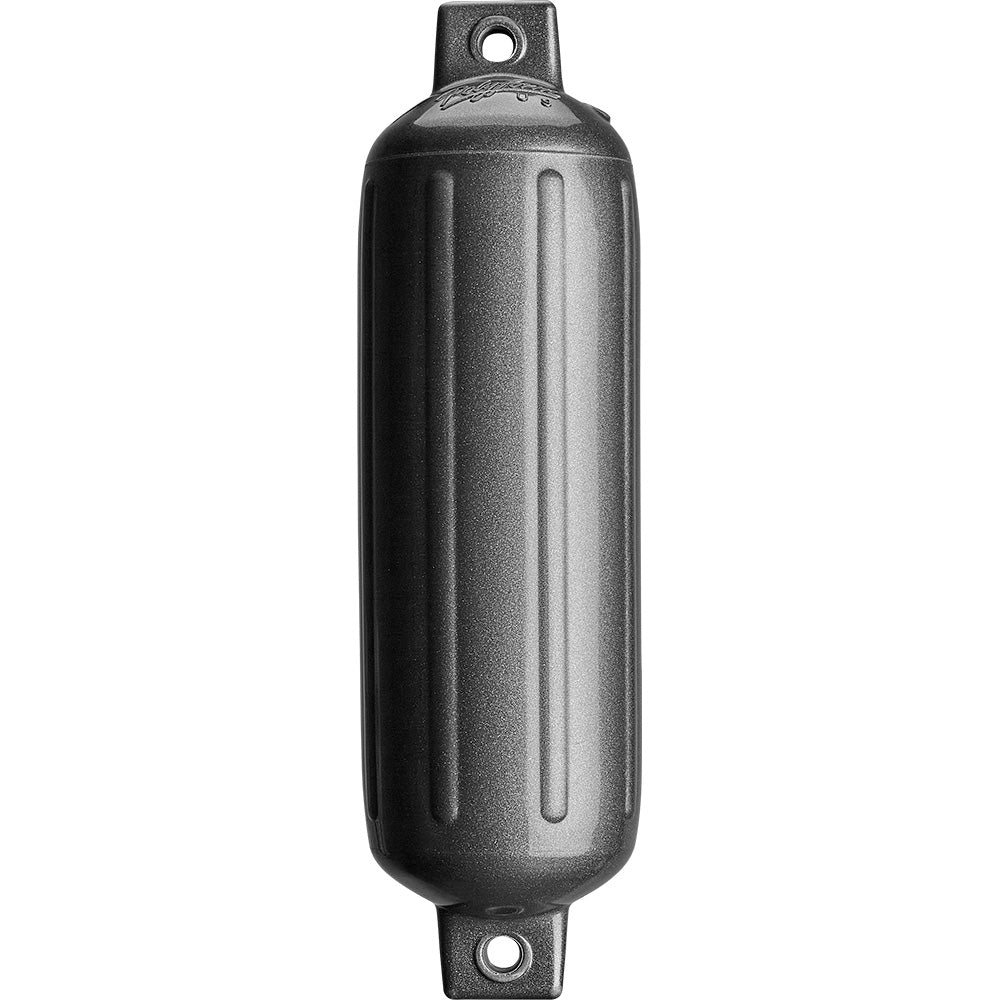 Polyform U.S. Polyform G-4 Twin Eye Fender 6.5" x 22" - Metallic Graphite — marine fenders