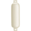 Polyform U.S. Polyform G-4 Twin Eye Fender 6.5" x 22" - Metallic White — marine fenders