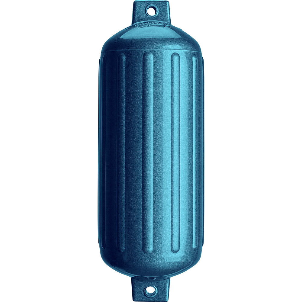 Polyform U.S. Polyform G-6 Twin Eye Fender 11" x 30" - Metallic Blue — marine fenders