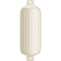 Polyform U.S. Polyform G-6 Twin Eye Fender 11" x 30" - Metallic White — marine fenders