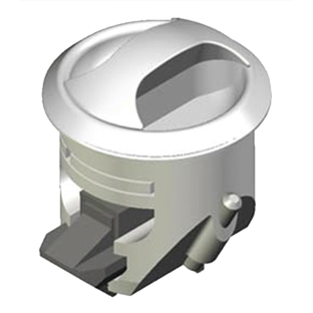 Southco Novibra Push To Latch - White — marine latches