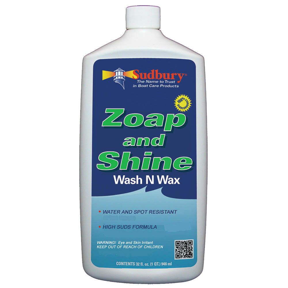 Sudbury Zoap & Shine - Quart — marine cleaning