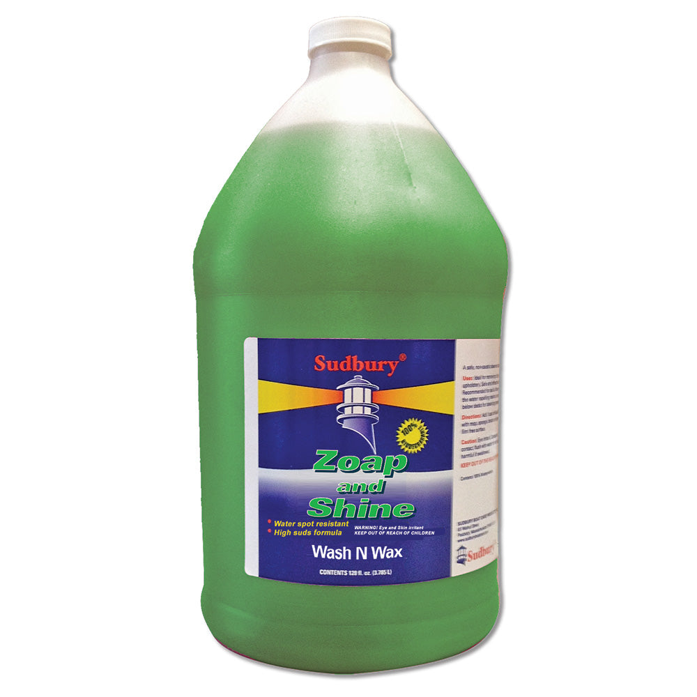 Sudbury Zoap & Shine - Gallon — marine cleaning