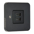 Scanstrut TILE USB-C Interior Charging Socket - 12/24V - Black Bezel — marine accessories