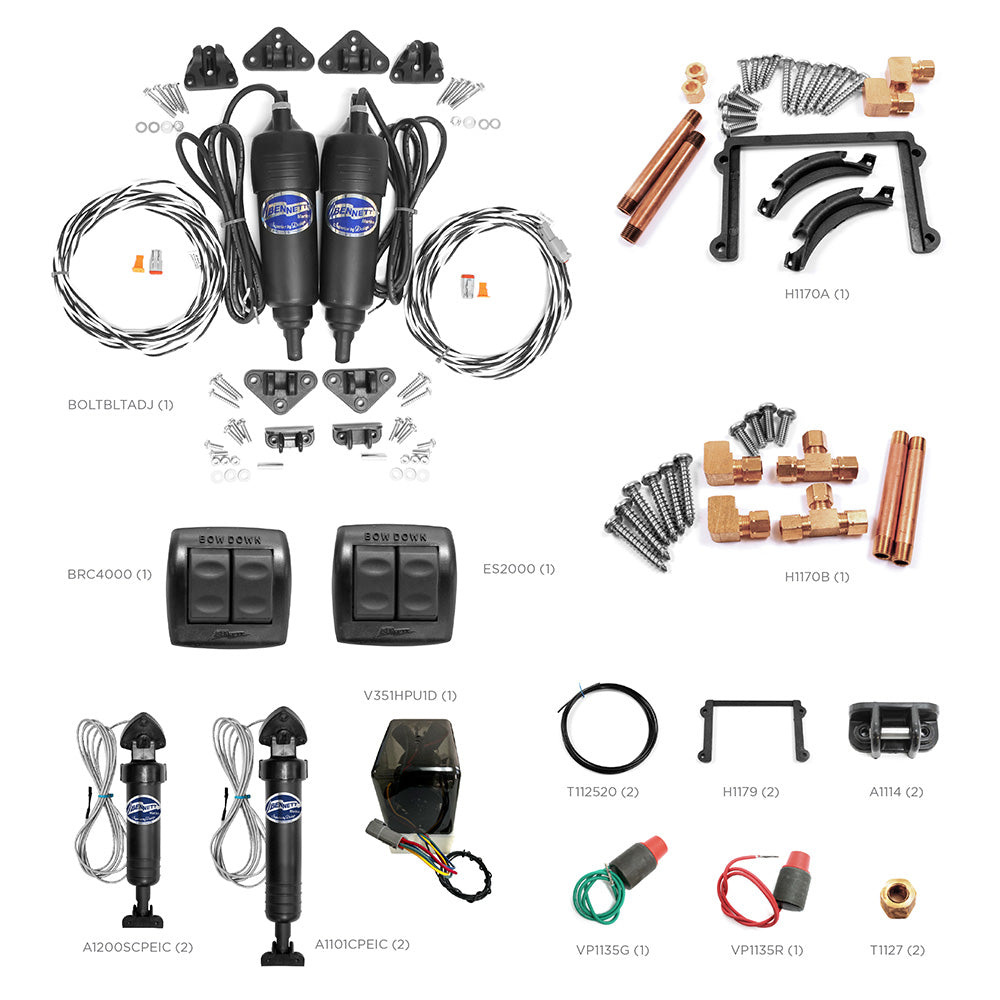 Bennett Marine Dealer Service Kit - 6BT-DLSVR-KT-00 — marine trim tab accessories