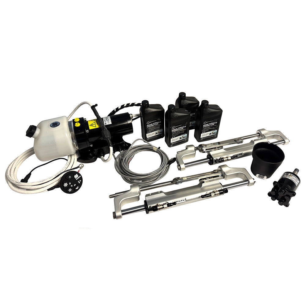 Uflex USA Uflex MasterDrive Steering System - Single Station/Twin Cylinder Kit - UC128TS - SVS 1 & UC128TS - SVS 1P Cylinders — marine steering systems