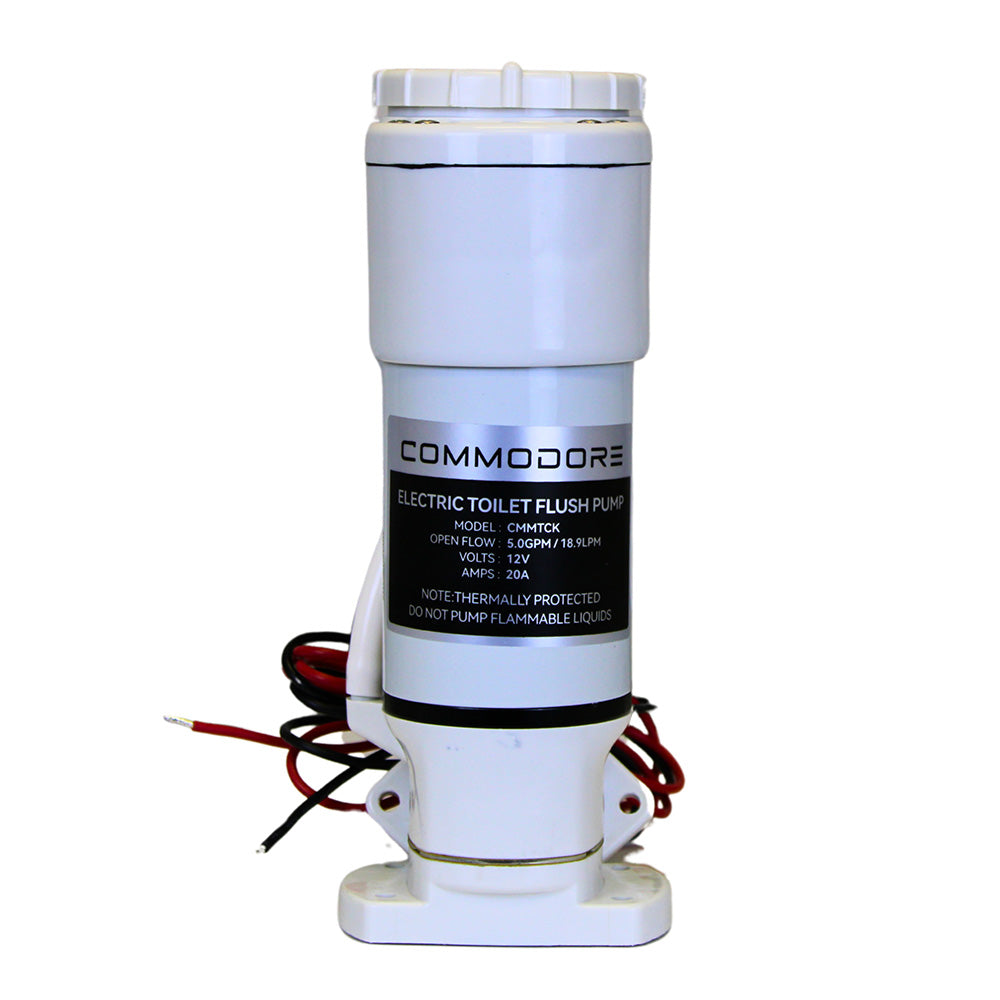 Commodore 12V Manual to Electric Toilet Conversion Kit — marine marine sanitation