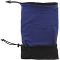 Dock Edge Reversible Fender Cover - Black/Blue - Large — marine fender covers