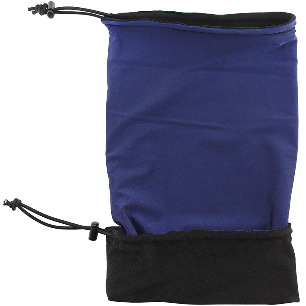 Dock Edge Reversible Fender Cover - Black/Blue - Large — marine fender covers