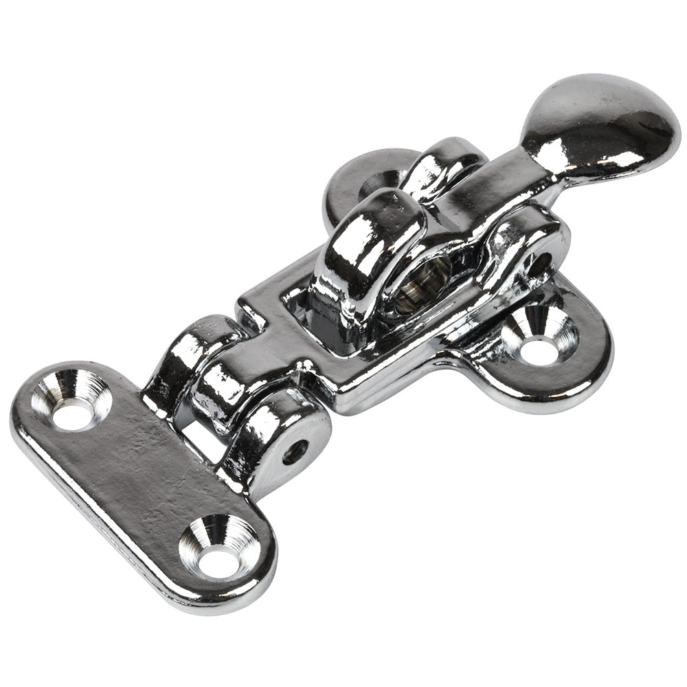Sea-Dog Anti-Rattle Latch - Sand-Cast Chrome-Plated Brass — marine latches