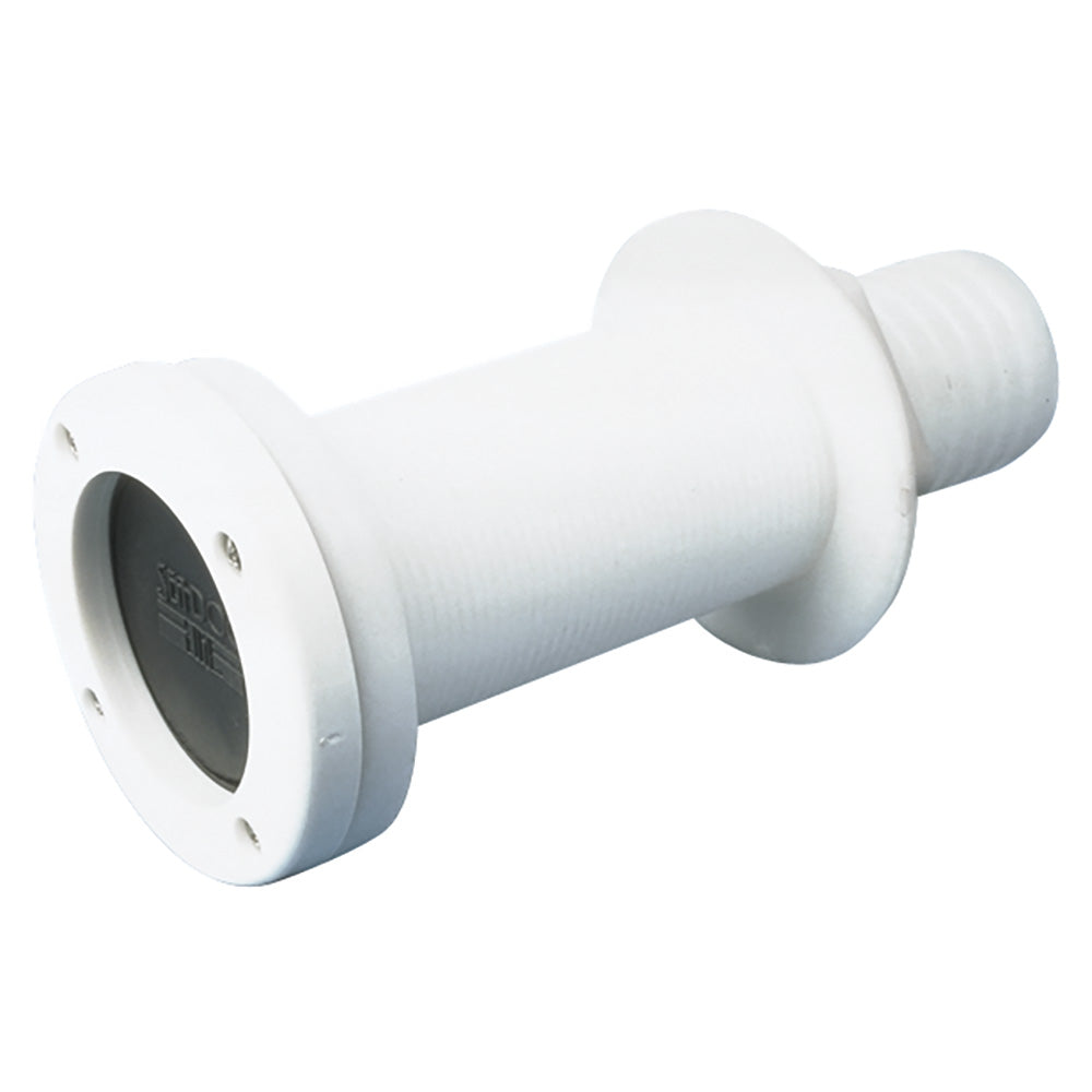 Sea-Dog Thru-Hull w/Scupper Valve - Injection Molded Acetel — marine thru-hull fittings