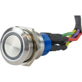 Sea-Dog LED Push Button On/Off Switch - Formed 304 Stainless Steel — marine switches & accessories