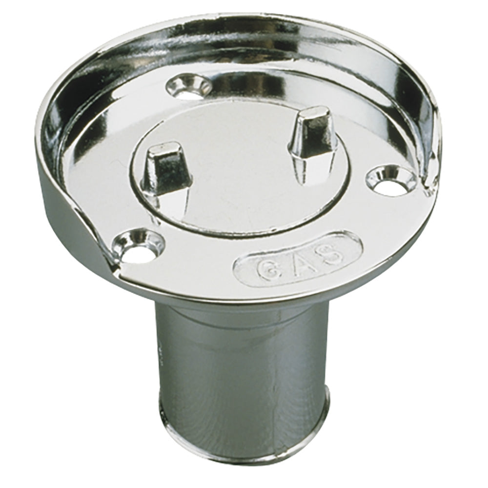 Sea-Dog Hose Deck Fill w/Splash Guard - Die Cast Zinc Chrome Plated — marine deck fills