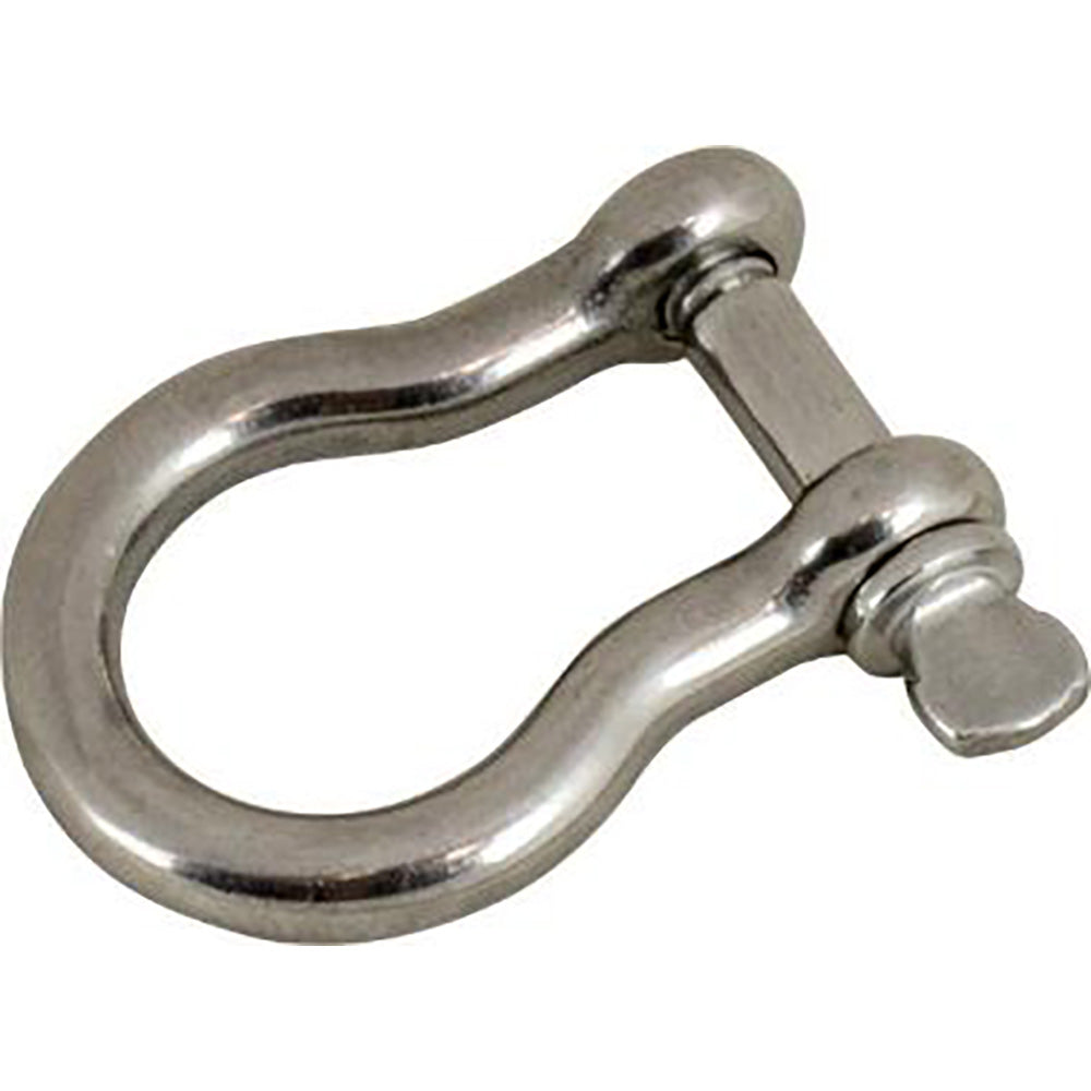 Sea-Dog Bow Shackle - 7/8" Diameter, 1" Opening, 316 Cast Stainless Steel — marine accessories