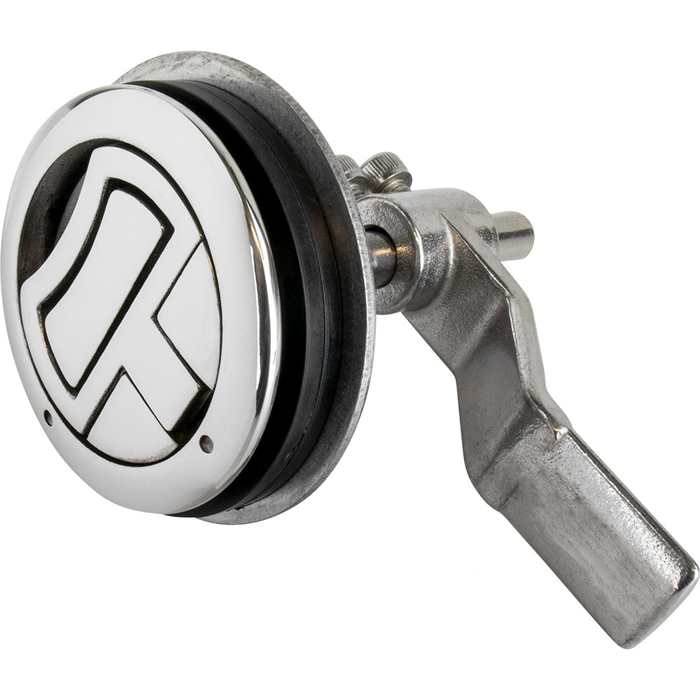 Sea-Dog Round Hatch Handle Latch - Investment Cast 316 Stainless Steel — marine latches