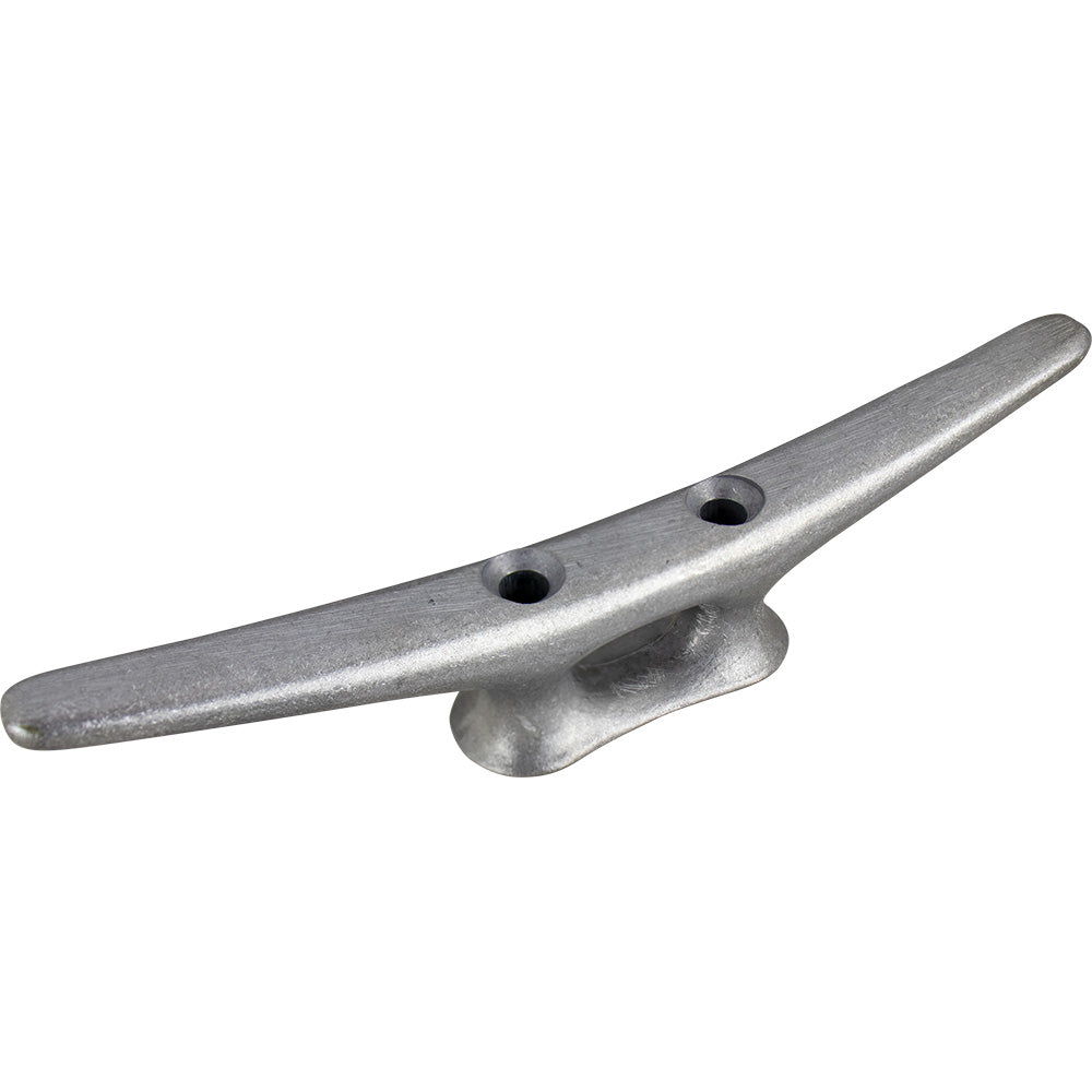 Sea-Dog Open Base Cleat - Flat Head - 10" - Die Cast Aluminum — marine cleats