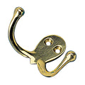 Sea-Dog Double Coat Hook - Cast Brass — marine hooks & clamps