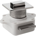 Sea-Dog Push Button Rim Latch - Square - Stainless Steel/Plastic Housing — marine latches
