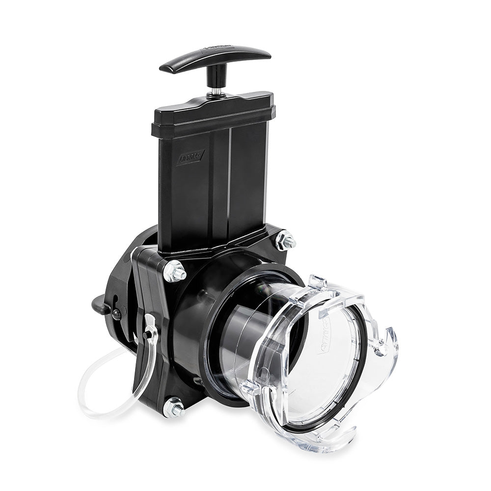 Camco 3" Gate Valve w/3.5" Clear Extension & Cap — marine sanitation