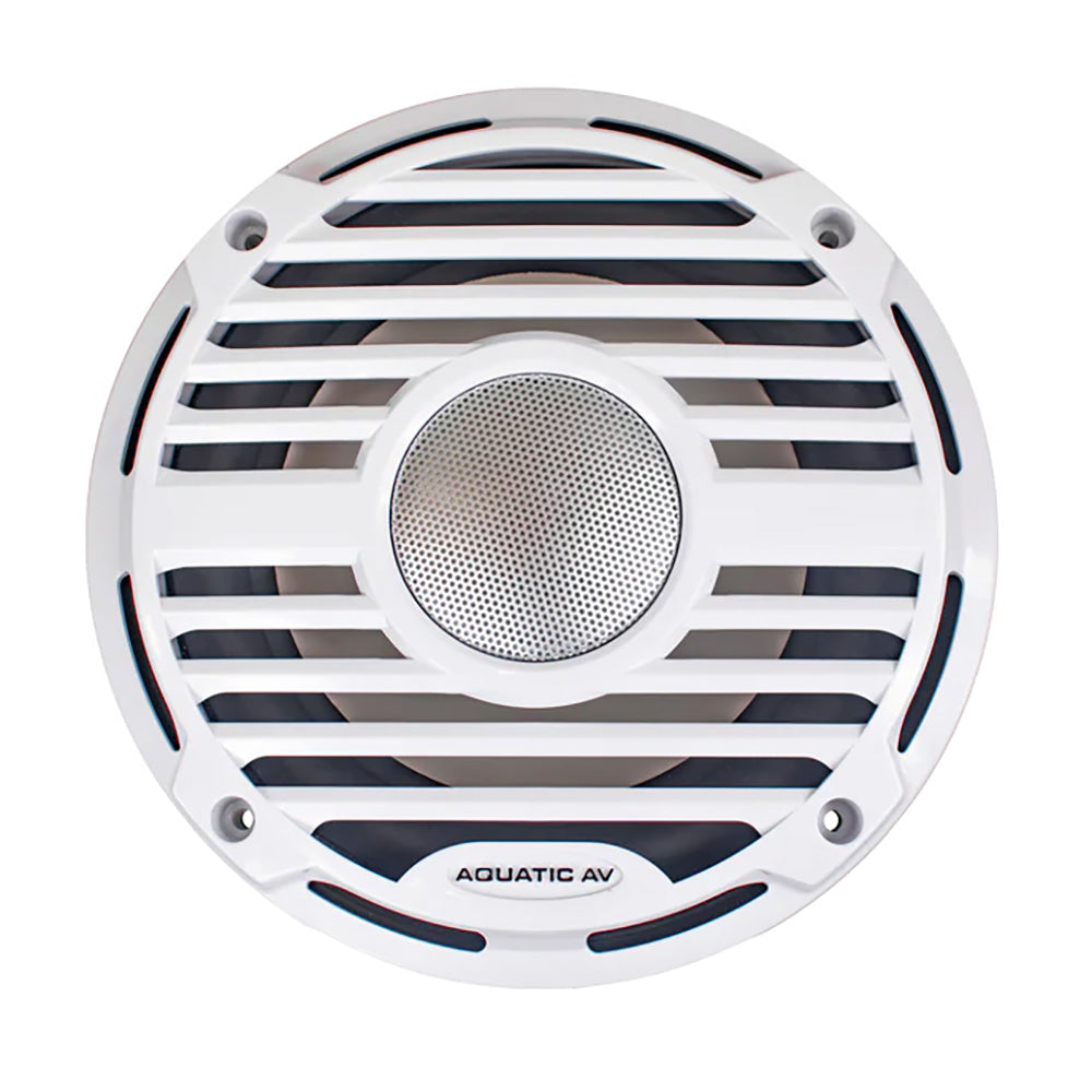 Aquatic AV PRO Sport 10" RGB Subwoofer - White — marine subwoofers