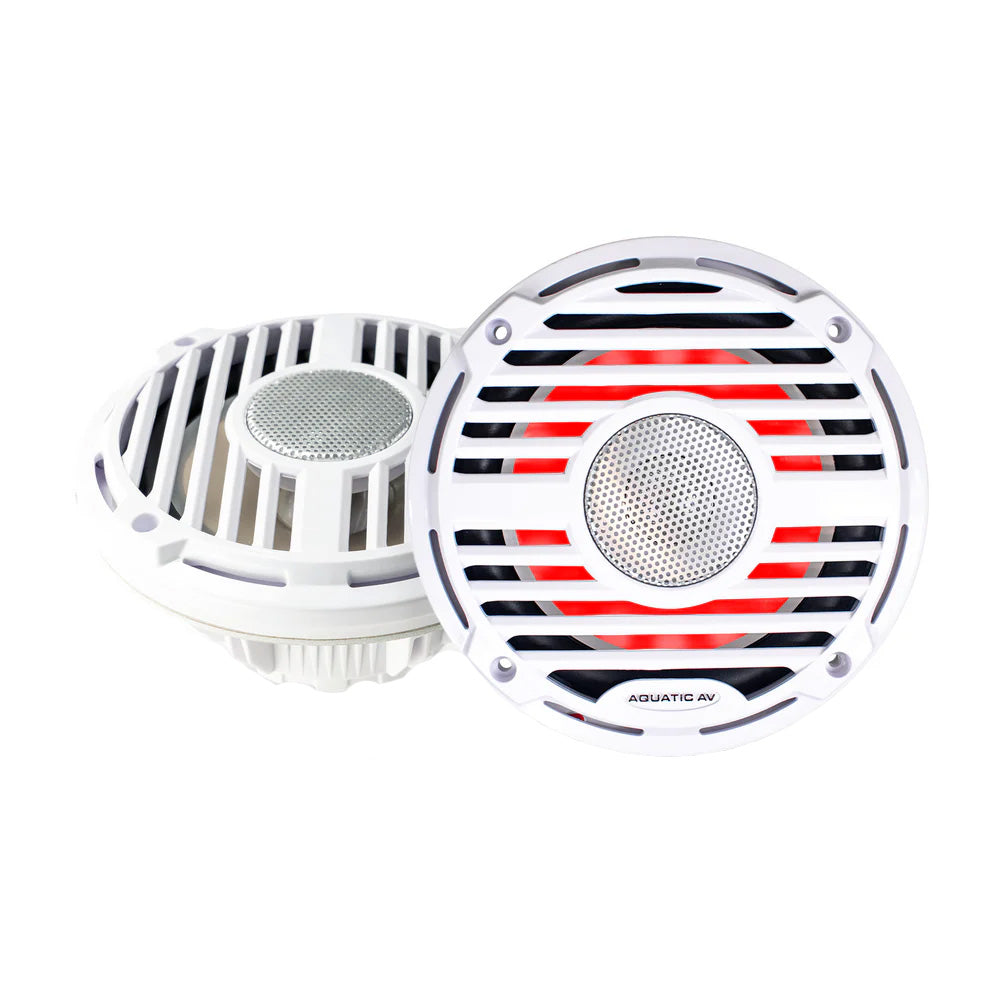 Aquatic AV PRO Classic Speaker - White — marine speakers
