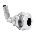 Whitecap 1-1/2" Duplex Stainless Steel 90 Degree Thru-Hull Fitting — marine thru-hull fittings