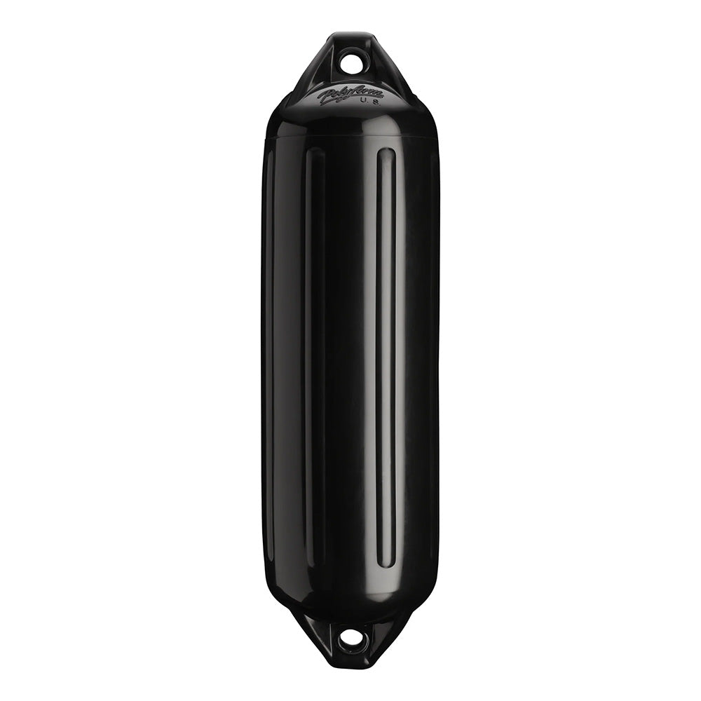 Polyform U.S. Polyform NF-4 Heavy-Duty Twin Eye 6.4" x 12.6" - Black — marine fenders