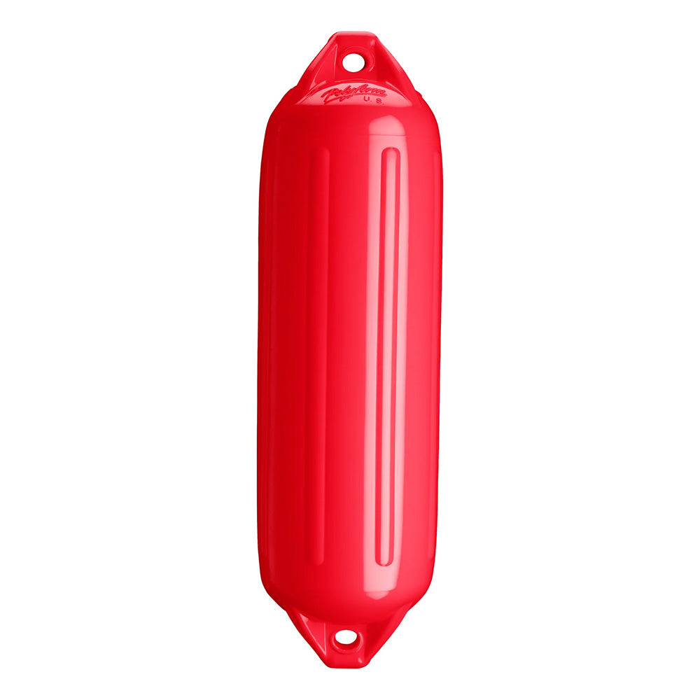 Polyform U.S. Polyform NF-4 Heavy-Duty Twin Eye 6.4" x 12.6" - Red — marine fenders
