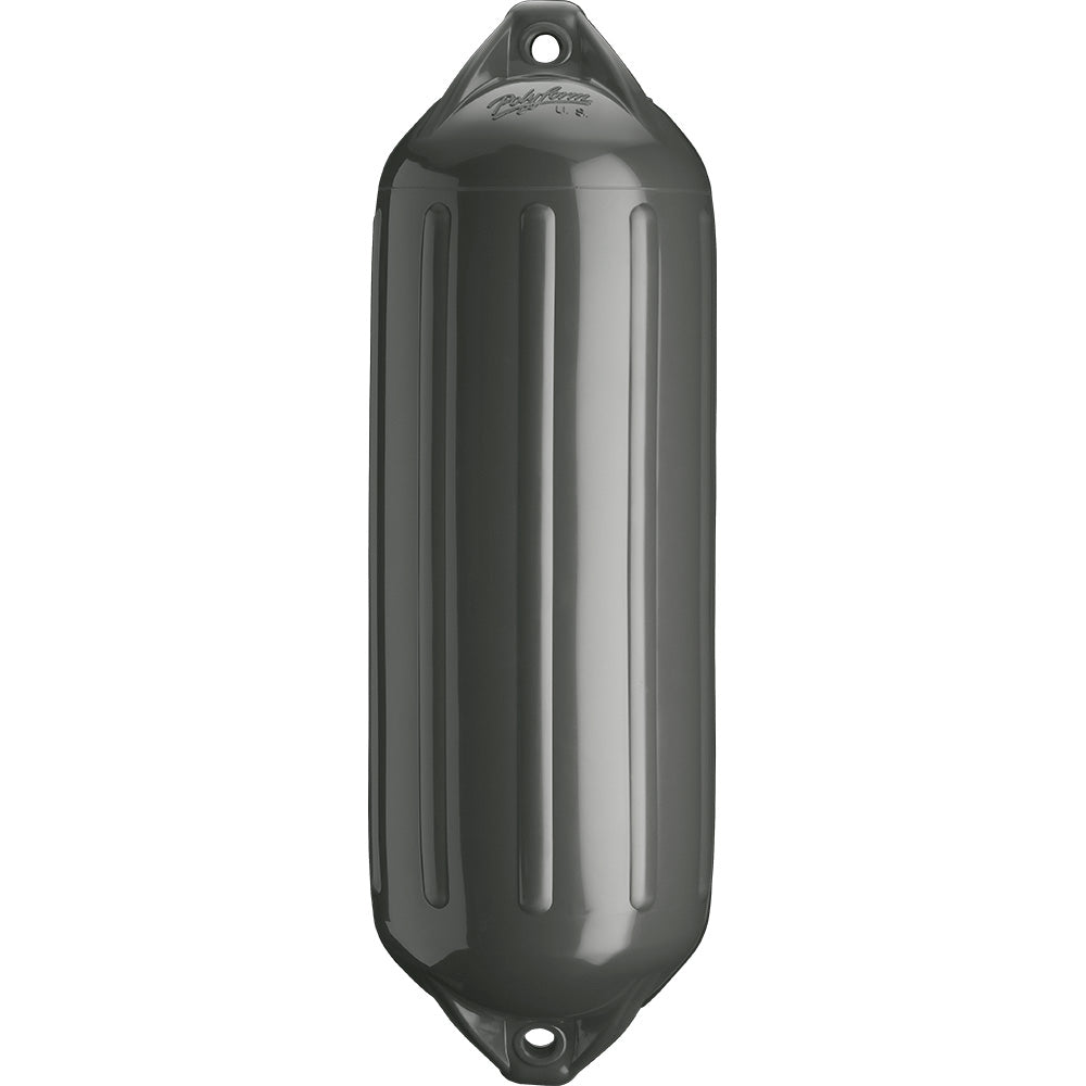 Polyform U.S. Polyform NF-4 Heavy-Duty Twin Eye 6.4" x 12.6" - Graphite — marine fenders