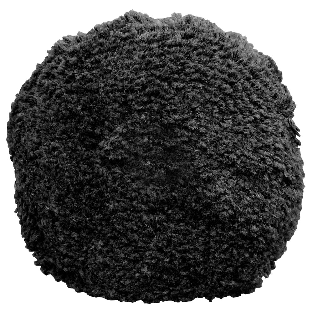 Presta Black Wool Heavy Cutting Pad - 9" — marine cleaning