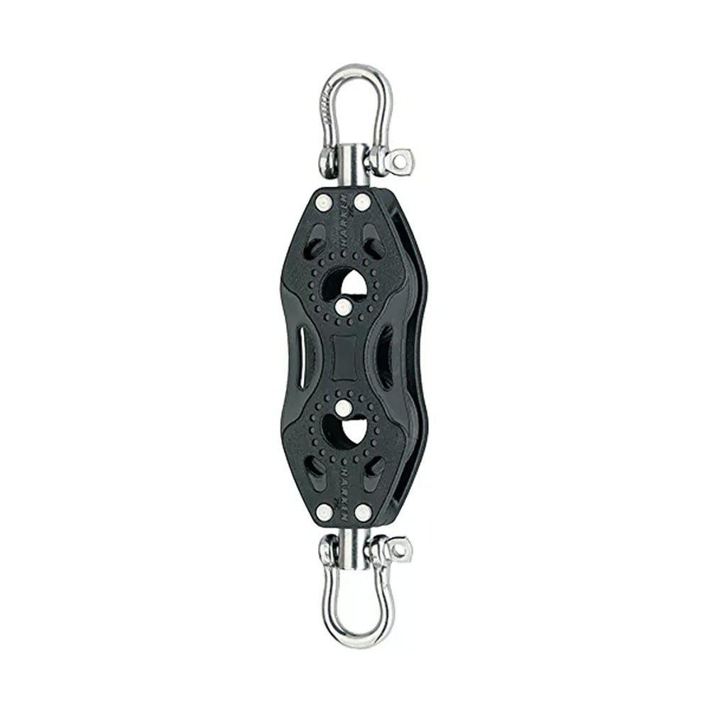 Harken 29mm Carbo Double Swivel Symmetrical Fishing Pulley — marine hardware