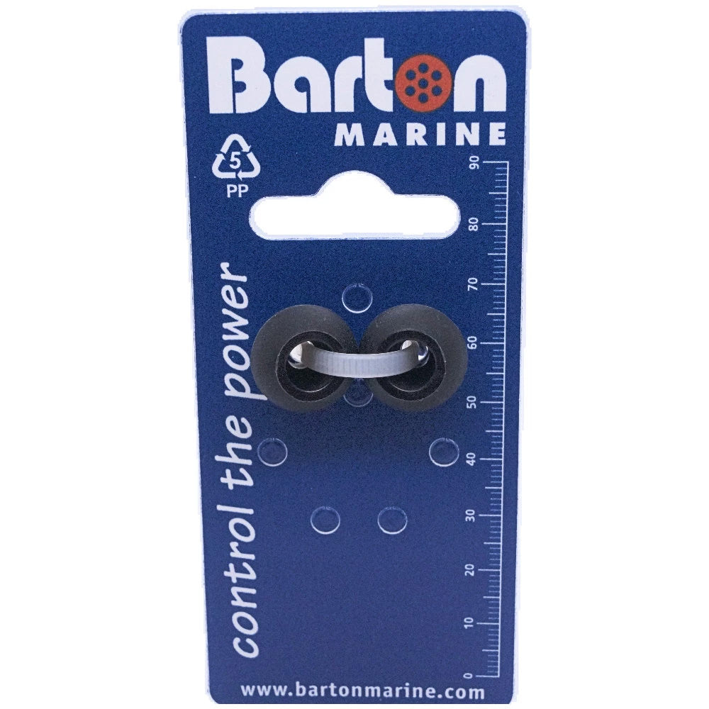 Barton Marine Barton 4mm Rope Stoppers - Black - Pair — marine hardware