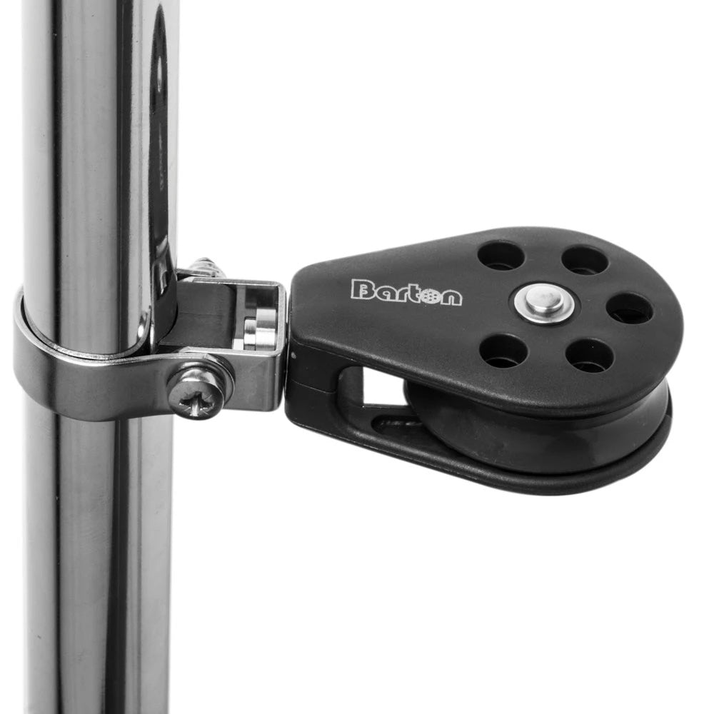 Barton Marine Barton Size 3 45mm Plain Bearing Pulley Block Stanchion Lead Block — marine blocks