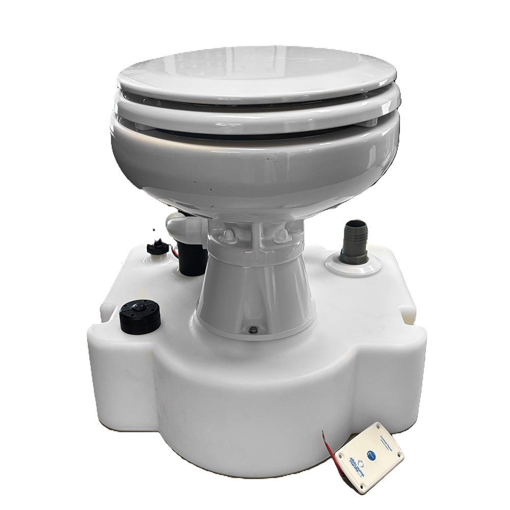 Albin Group Voyager Electric Compact Toilet System w/Tank - 12V — marine marine sanitation